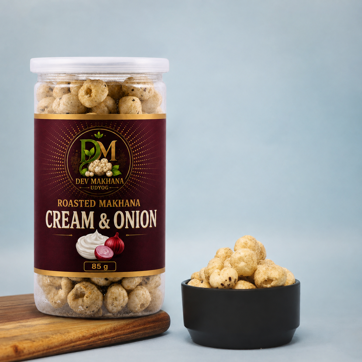Roasted Makhana Cream & Onion (85 g)